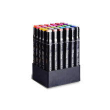 30Colors Double astuces de conception marqueur stylos à carton de carte marqueur scolaire marqueur permanent jeu jeu pour les supplées d&#39;art